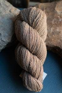 brown skein of yarn
