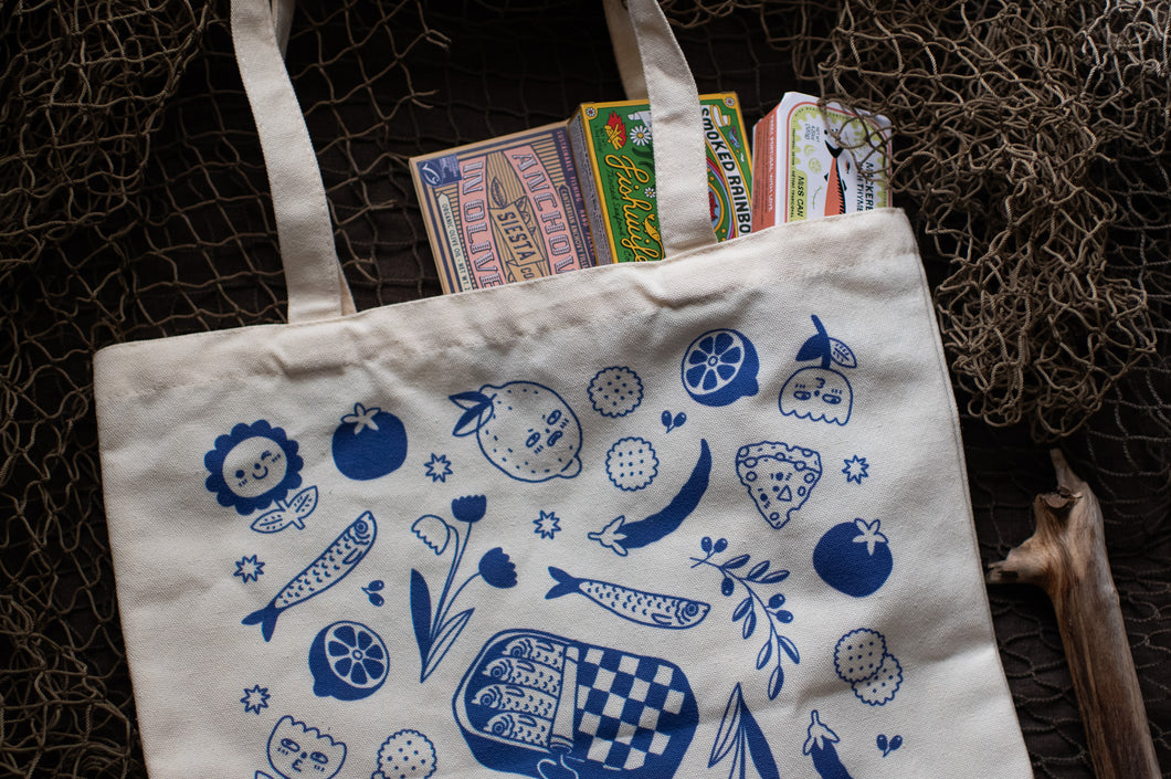 Sardine Tote Bags