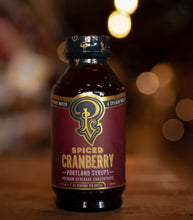 Load image into Gallery viewer, spiced cranberry portland syrups