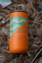 Load image into Gallery viewer, Colorful tumbler with a pattern on a textured surface