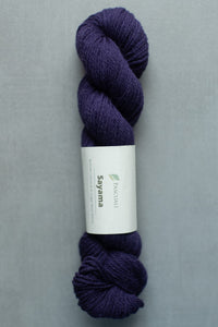 dark purple sayama yarn hank
