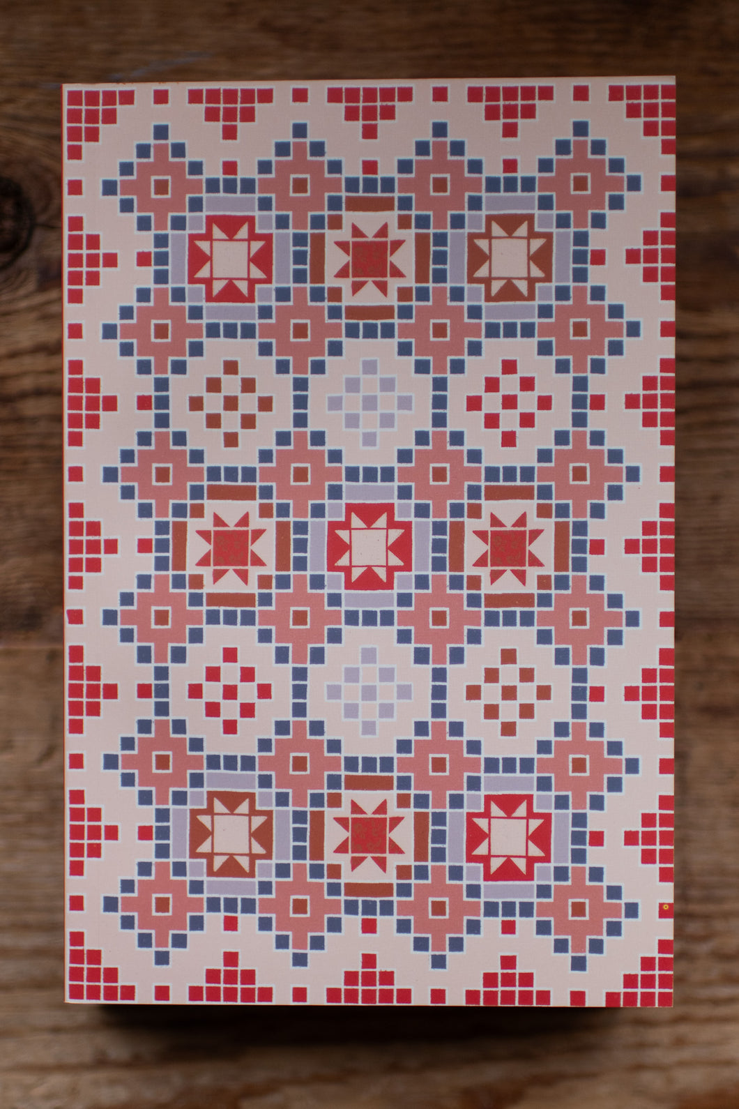 tile pattern notebook