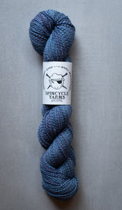 spincycle yarns blue yarn hank