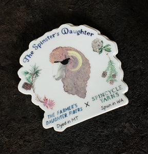 Spinster's Daughter Sticker