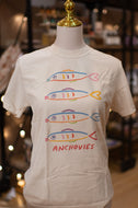 anchovies print tshirt