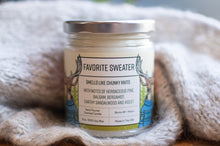 Load image into Gallery viewer, favorite sweater scented candle