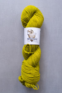 yellow yarn hank