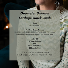 Load image into Gallery viewer, Geometer Sweater Kits