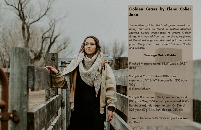 Golden Grass Shawl - PREORDER