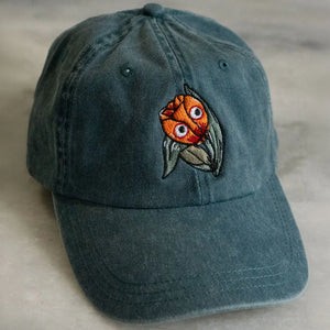 googly tulip hat