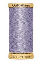 Load image into Gallery viewer, Spool of Gutermann thread with a light purple color on a white background