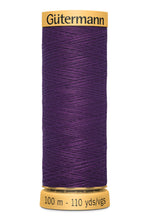 Load image into Gallery viewer, Spool of purple thread with 'Gäutermann' branding on a white background