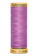 Load image into Gallery viewer, Spool of purple thread with 'Gäutermann' branding on a white background