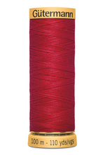 Load image into Gallery viewer, Red spool of Gutermann thread on a white background