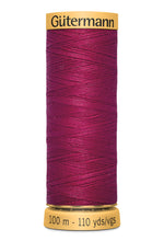 Load image into Gallery viewer, Spool of purple thread with 'Gütermann' branding on a white background