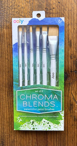 Watercolor Paint Brushes--Chroma Blends