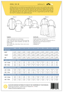 Jenna Shirt + Shirtdress Pattern by Closet Core