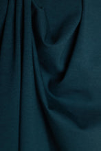 Load image into Gallery viewer, Close-up of dark teal fabric with folds