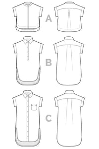 Kalle Shirt + Shirtdress Pattern by Closet Core