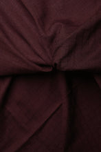 Load image into Gallery viewer, Close-up of dark brown fabric with a knot