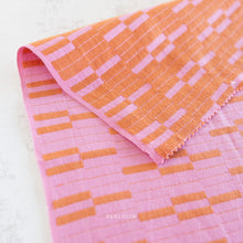 Load image into Gallery viewer, Pink and orange patterned fabric with 'Pableism' branding on a white background