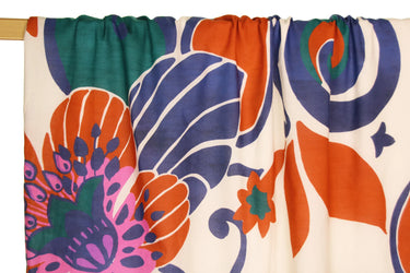 large abstract flower cotton