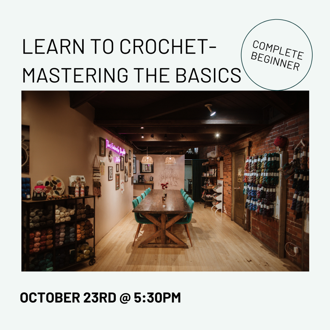 learn to crochet flyer