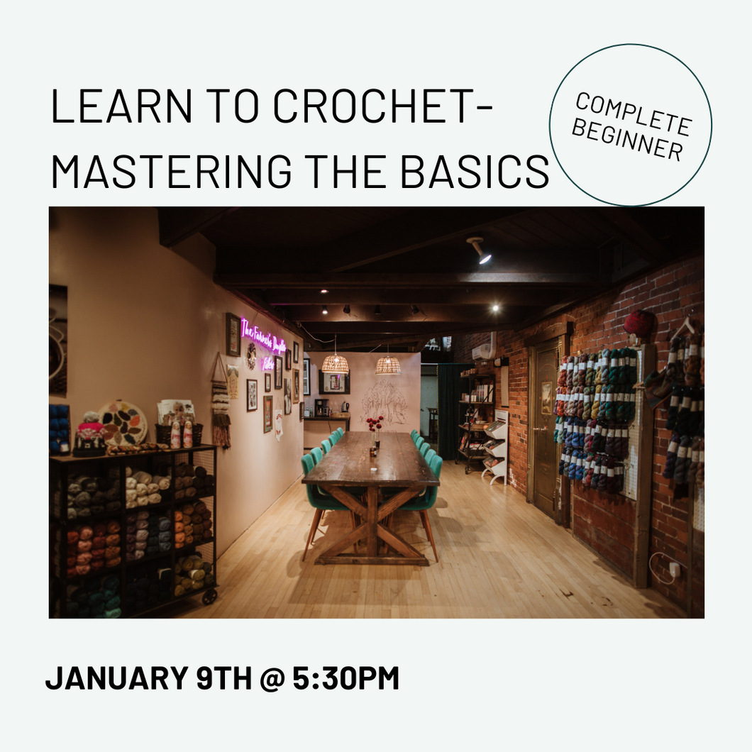 Learn to Crochet January 9th