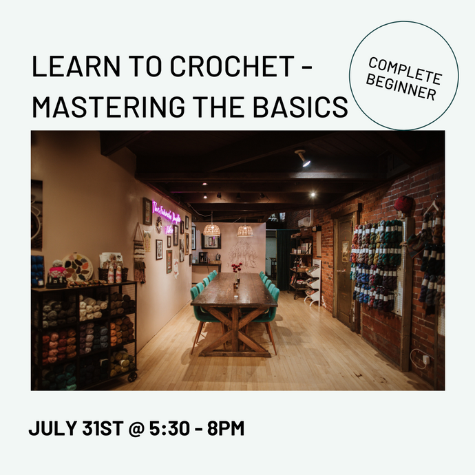 Learn to Crochet July 31st