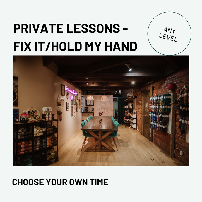 Private Lessons - Fix It/Hold My Hand