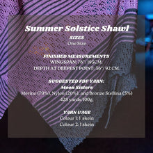 Load image into Gallery viewer, Summer Solstice Shawl Kits PREORDER