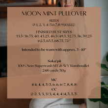 Load image into Gallery viewer, Moon Mint Pullover in Soka&#39;pii PREORDER