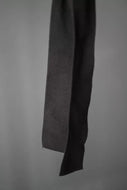 Gray tie on a gray background