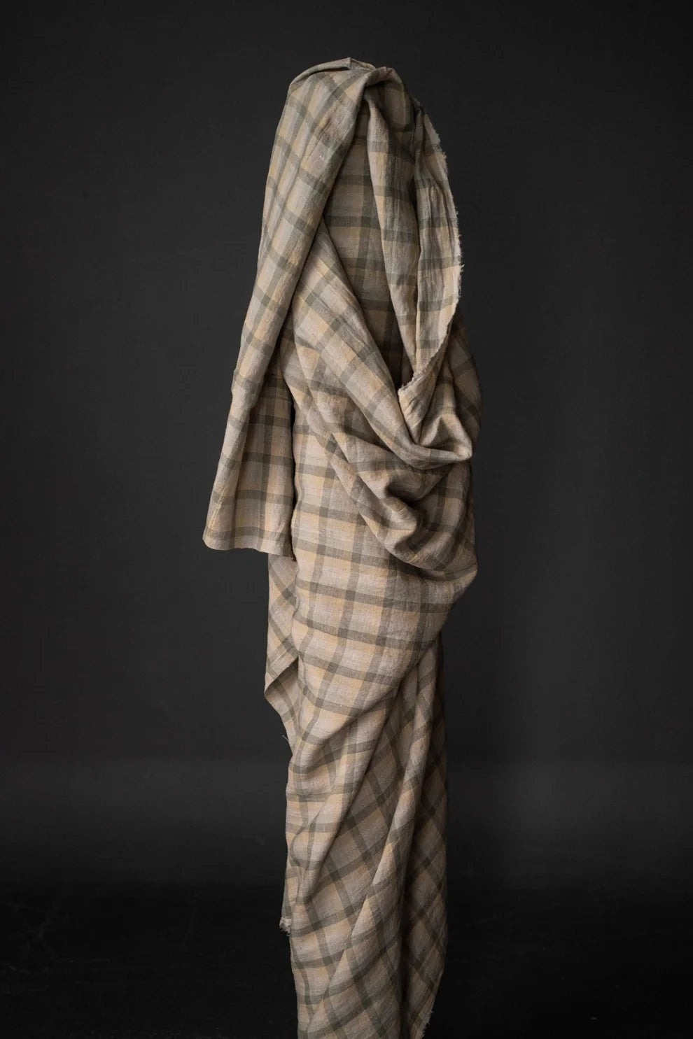 Fudge Check Linen - European Import - Merchant & Mills Fudge Check Linen - European Import - Merchant & Mills