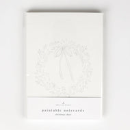 paintable notecards christmas cheer