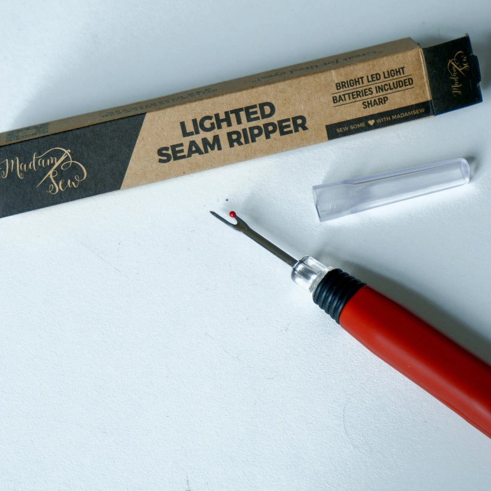 Lighted Seam Ripper // Madam Sew – The Farmer's Daughter Fibers