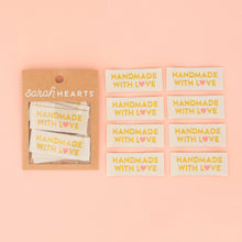 Load image into Gallery viewer, Sarah Hearts Woven Labels