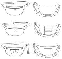 Load image into Gallery viewer, fanny pack diagram