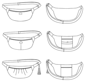 fanny pack diagram