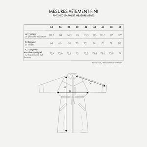 le trench paper sewing pattern
