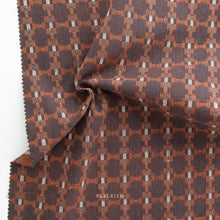 Load image into Gallery viewer, Brown patterned fabric with 'Fableism' branding on a white background