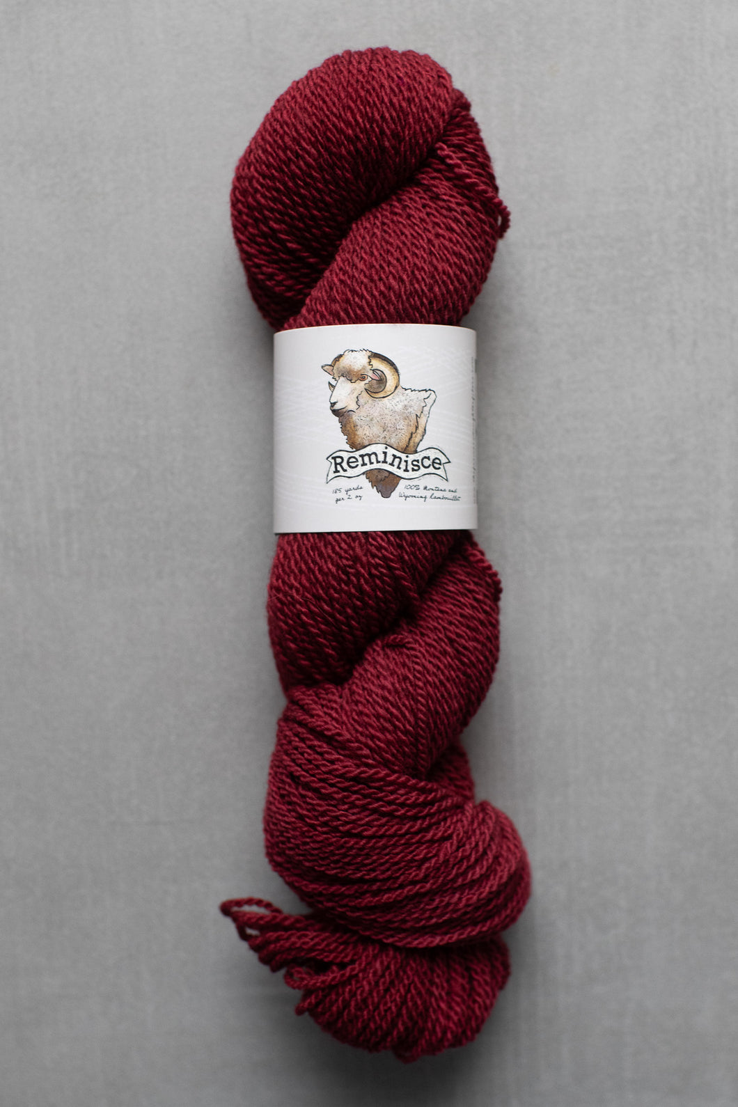 reminisce red yarn hank