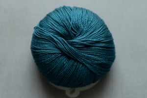 teal yarn