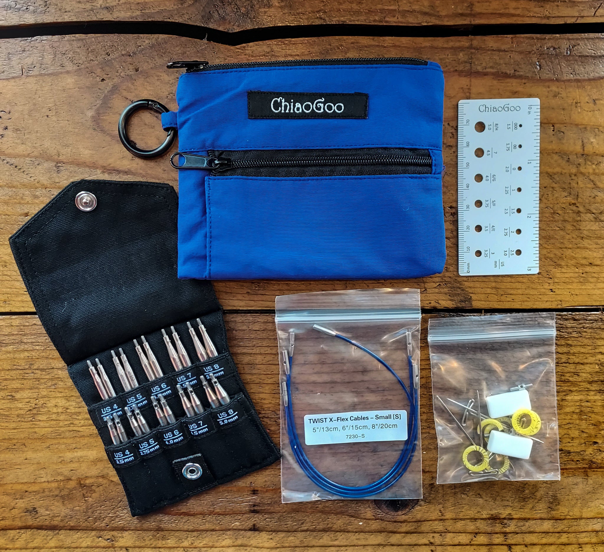 ChiaoGoo TWIST Shorties X-Flex Interchangeable Cables — The Nifty Knitter