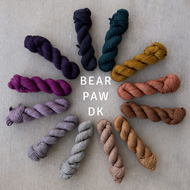 yarn hanks in a circle