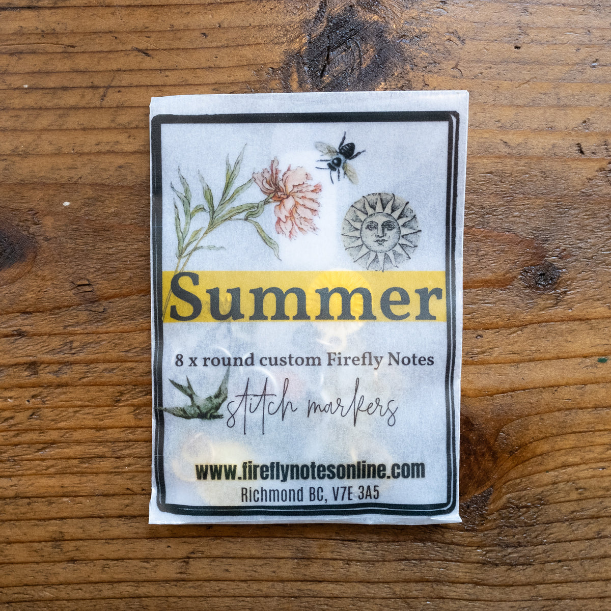 Firefly Notes Stitch Markers – The Farmer's Daughter Fibers