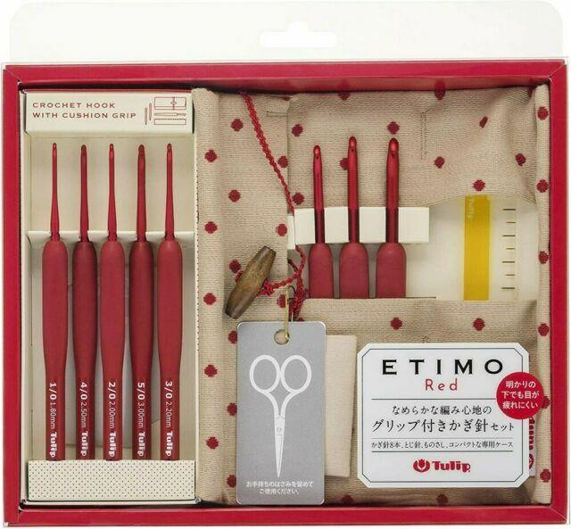 Etimo Red Crochet Hook Set - The Farmer's Daughter Fibers