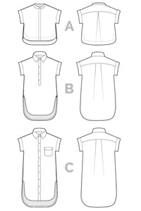 Kalle Shirt & Shirtdress Pattern by Closet Core - The Farmer's Daughter Fibers