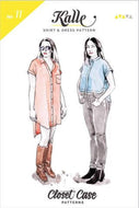 Kalle Shirt & Shirtdress Pattern by Closet Core - The Farmer's Daughter Fibers