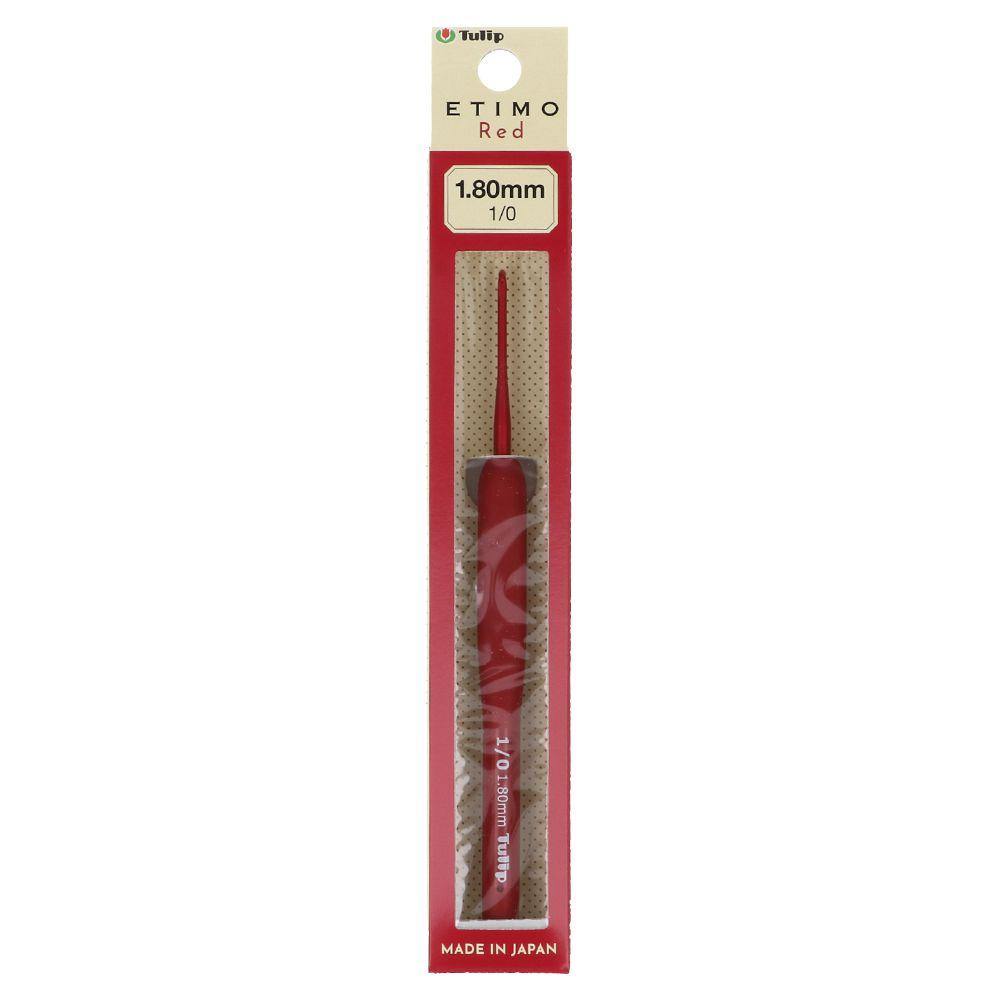 ETIMO Red Crochet Hook with Cushion Grip – The Farmer's Daughter Fibers
